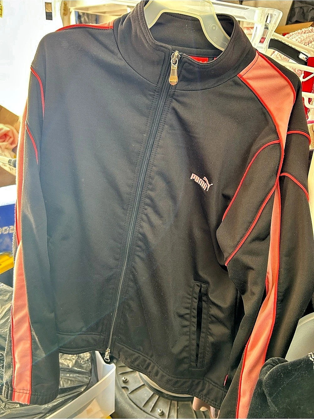 Puma Color Block Track Jacket Size Medium